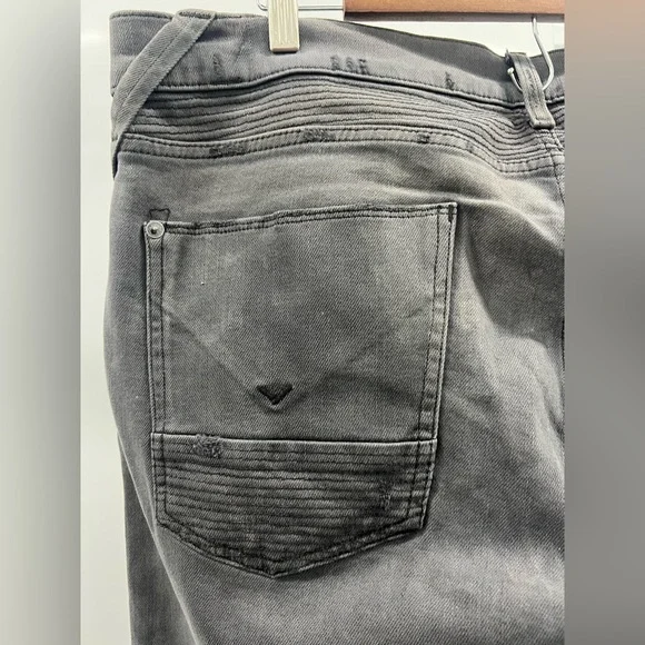 Hudson gray “The Blinder Biker” jeans size 38